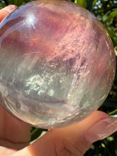 Load image into Gallery viewer, High Quality Candy Fluorite Sphere, Stunning Rainbow Fluorite Ball,A111
