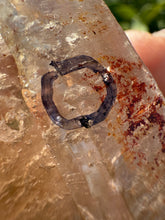Load image into Gallery viewer, Trigonic Enhydro Quartz from Madagascar,Crystal Point with Water Inclusion,A99
