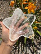 Load image into Gallery viewer, Large Natural Clear Quartz Star Dish,Crystal Tray,Decorative Altar Dish,B159
