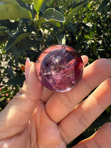 Top quality Chevron Amethyst Sphere,Amethyst Crystal Ball,Davis Effect, A69