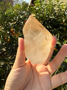 Raw Himalayan Quartz Crystal with Unique Natural Patterns