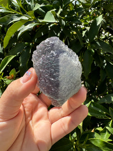 Purple green Gradient Fluorite Mineral Specimen