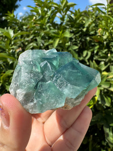 Green Cubic Fluorite fluorite cluster,Mineral Specimen B