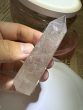 Load image into Gallery viewer, Shiny rainbow Clear Quartz Point  - Chunky Clear Quartz Mini Tower
