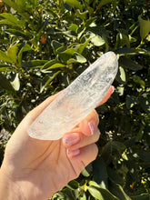 Load image into Gallery viewer, Clear Quartz Offering Bowl,Crystal Quartz Altar Bowl,Crystal Tray,B84
