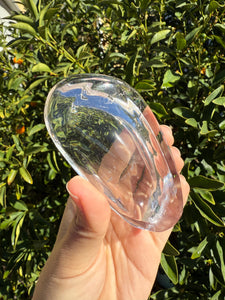 Mini Clear Quartz Offering Bowl,Crystal Quartz Altar Bowl,Crystal Tray,B100