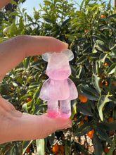 Load image into Gallery viewer, Natural Pink Candy Fluorite Bear Carving
