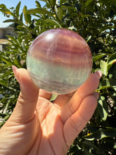 Load image into Gallery viewer, High Quality Candy Fluorite Sphere, Stunning Rainbow Fluorite Ball,A111
