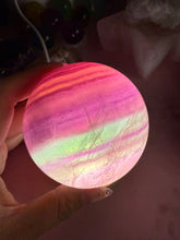 Load image into Gallery viewer, Rainbow Candy Fluorite Sphere, Stunning Rainbow Fluorite Ball,A114
