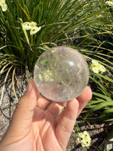 Load image into Gallery viewer, Natural Clear Quartz Crystal Sphere White Healing Stone Ball,A351
