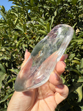 Load image into Gallery viewer, Small Garden Quartz Offering Bowl,Crystal Quartz Altar Bowl,Crystal Tray,B92
