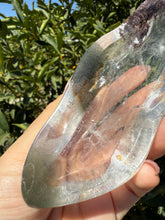 Load image into Gallery viewer, Small Garden Quartz Offering Bowl,Crystal Quartz Altar Bowl,Crystal Tray,B92
