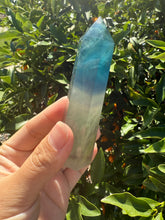 Load image into Gallery viewer, Blue Fluorite Crystal Tower Point/Fluorite Tower/Fluorite Generato,A79
