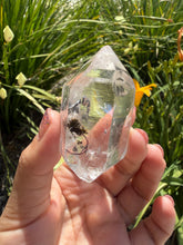 Load image into Gallery viewer, Natural Enhydro Quartz w/ Moving Bubble &amp;/or Carbon/Black Inclusions,A448
