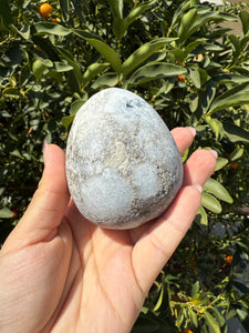 Celestite Geode Egg – Raw Celestine for Calming Energy,A58