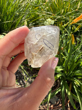 Load image into Gallery viewer, Natural Enhydro Quartz w/ Moving Bubble &amp;/or Carbon/Black Inclusions,A458
