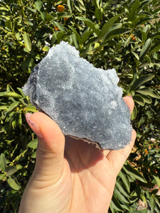 Double Sided Sparkling Quartz Crystal Specimen,Clear Quartz Cluster