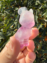 Load image into Gallery viewer, Natural Pink Candy Fluorite Bear Carving
