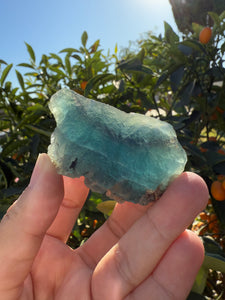 Raw Blue Fluorite Stone