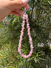 Load image into Gallery viewer, Rose Quartz Crystal Phone Strap,Healing Crystal Charm for Love Harmony
