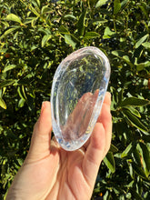 Load image into Gallery viewer, Mini Clear Quartz Offering Bowl,Crystal Quartz Altar Bowl,Crystal Tray,B100
