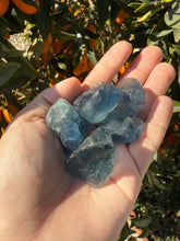 Load image into Gallery viewer, 6pcs Fluorite Crystal Rough Bulk,High Quality Blue Fluorite
