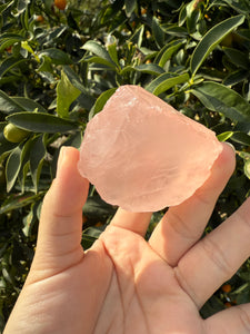 ROSE QUARTZ Raw Crystal - Madagascar,119g