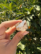 Load image into Gallery viewer, Trigonic Enhydro Quartz from Madagascar,Crystal Point with Water Inclusion,A99
