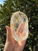 Load image into Gallery viewer, Golden Healer Quartz Bowl,Natural Hematoid Quartz Crystal Dish,Crystal Tray,B139
