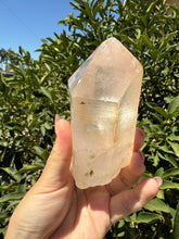 Load image into Gallery viewer, Large Natural Clear Quartz Crystal Point, Raw White Quartz Tower, A85
