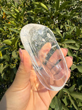 Load image into Gallery viewer, Small Clear Quartz Offering Bowl,Crystal Quartz Altar Bowl,Crystal Tray,B74
