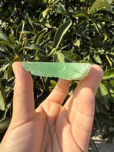 Natural Green Feather Fluorite Slab,fluorite Mineral Specimen