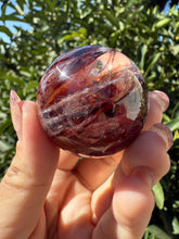 Load image into Gallery viewer, High Quality Fire Quartz Sphere,Premium Hematoid Quartz Crystal Ball,A102
