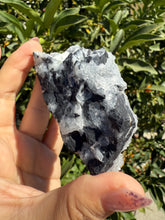 Load image into Gallery viewer, Bright clear Fluorite with Druzy Quartz on matrix, Fluorite on Sugar Crystal
