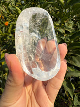 Load image into Gallery viewer, Mini Clear Quartz Offering Bowl,Crystal Quartz Altar Bowl,Crystal Tray,B69
