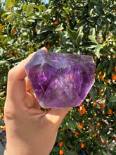 Load image into Gallery viewer, 6.8&quot;1.2LB Natural Amethyst Obelisk,Crystal wand point,Dragon tooth
