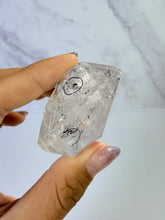 Load image into Gallery viewer, Natural Enhydro Quartz w/ Moving Bubble &amp;/or Carbon/Black Inclusions,A494
