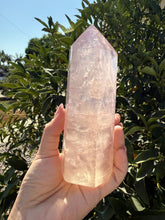Load image into Gallery viewer, 589g Rose Quartz Obelisk,Natural Polished Crystal Point, A60
