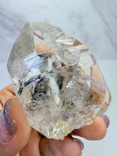 Load image into Gallery viewer, High Luster Enhydro Quartz w/ Moving Bubble &amp;/or Carbon/Black Inclusions,A501
