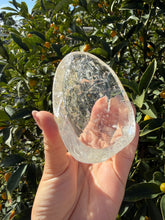 Load image into Gallery viewer, No perfect On Sale!Clear Quartz Offering Bowl,Crystal Tray,B134
