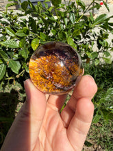 Load image into Gallery viewer, Garden Quartz Crystal Sphere,Natural Lodolite Included Healing Crystal Ball,A330
