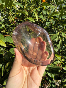 Smoky Quartz Offering Bowl,Crystal Quartz Altar Bowl,Crystal Tray,B106