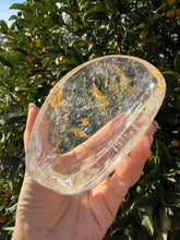 Load image into Gallery viewer, Clear Quartz Offering Bowl,Crystal Quartz Altar Bowl,Crystal Tray,B135
