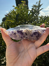 Load image into Gallery viewer, Natural Rainbow Fluorite Slab,Green Purple Fluorite Crystal Slice,A96
