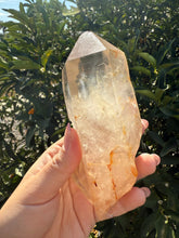 Load image into Gallery viewer, Large Natural Clear Quartz Crystal Point, Raw White Quartz Tower, A76
