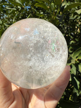 Load image into Gallery viewer, Rainbow Clear Quartz Crystal Sphere,Natural Healing Stone Ball,A121
