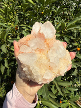 Load image into Gallery viewer, Large Raw Quartz Crystal Cluster - Natural Healing Stone
