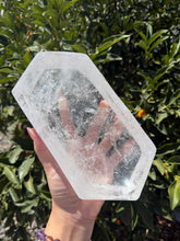 Load image into Gallery viewer, 3.5lb Large Clear Quartz Offering Bowl,Crystal Quartz Altar Bowl,B52
