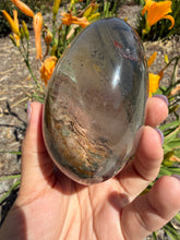 Load image into Gallery viewer, Garden Quartz Crystal Egg with Thousand Layer Mountain Scenic Inclusions, A476
