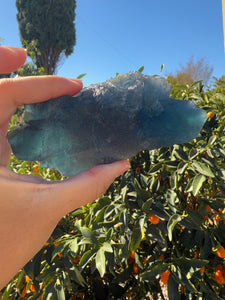 Raw Blue Fluorite Stone,405.3g